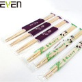 Custom Eco Friendly Twins Chopstick Disposable Bamboo Print Pack